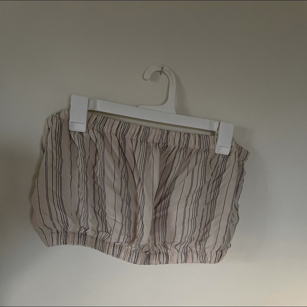 AE tube top + hi-low skirt set
